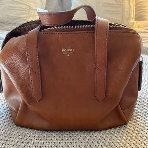 Fossil Leather Handbag